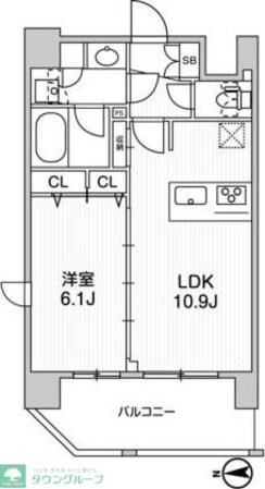 LUNIQ新御徒町IIの物件間取画像